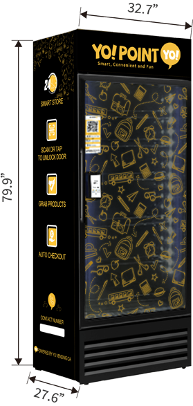 YO!POINT Model AI-2 Pro vending machine